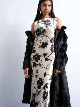 Tsmaureen midi-jurk