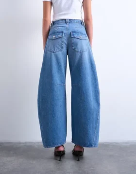 Tsnanna Barrel Fit-Jeans
