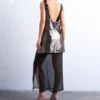 Tsnora midi-jurk