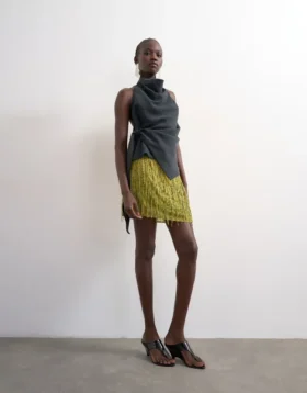 Tsrhea mini-rok met hoge taille