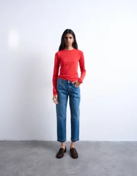 Tsrunway Mid Rise Straight Fit-Jeans