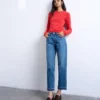 Tsrunway Mid Rise Straight Fit-Jeans