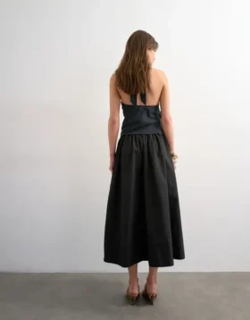 Tssally lange rok met lage taille