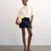 Tssilje mini-rok met hoge taille