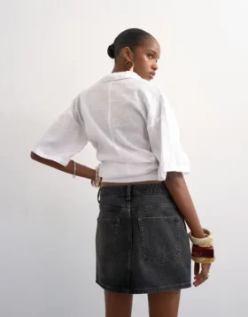 Tssilje mini-rok met hoge taille