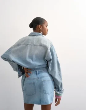 Tssilje mini-rok met hoge taille