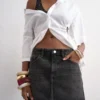 Tssilje mini-rok met hoge taille