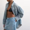 Tssilje mini-rok met hoge taille