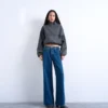 Tssofie-jeans met lage taille en normale pasvorm