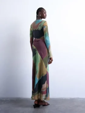 Tssofie lange jurk