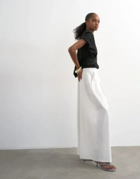 Tssusann-broek met hoge taille