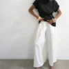 Tssusann-broek met hoge taille
