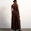 Tssvea midi-jurk