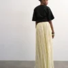 Tsthea lange rok met hoge taille