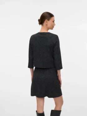 Vest met ronde hals
