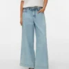 Vmaisa-Jeans met middelhoge taille en wijde pijpen
