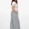 Vmalma-broek met middelhoge taille