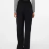 Vmalva-broek met middelhoge taille