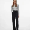 Vmalva-broek met middelhoge taille
