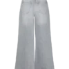 Vmannet jeans met middelhoge taille en wijde pijpen