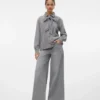 Vmannet jeans met middelhoge taille en wijde pijpen