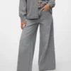 Vmannet jeans met middelhoge taille en wijde pijpen