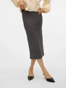 Vmaria lange rok met hoge taille