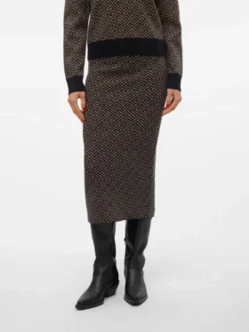 Vmaria lange rok met hoge taille