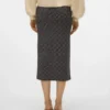 Vmaria lange rok met hoge taille