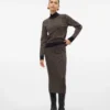 Vmaria lange rok met hoge taille
