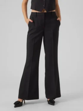 Vmavery broek met middelhoge taille
