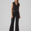 Vmavery broek met middelhoge taille