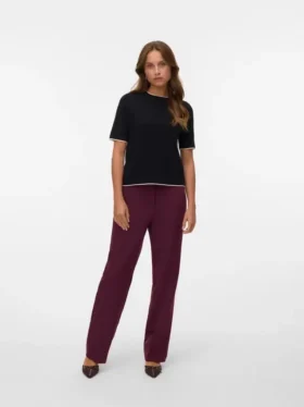 Vmayar-broek met middelhoge taille