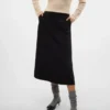 Vmbabette midi-rok met normale taille