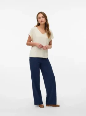 Vmbecky broek met hoge taille