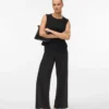 Vmberlin broek met middelhoge taille
