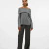 Vmberlin-broek met middelhoge taille