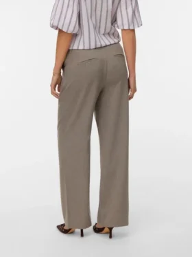 Vmbestie broek met hoge taille