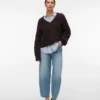Vmbillie High Rise Barrel Fit-Jeans