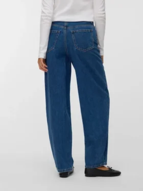 Vmbillie High Rise Barrel Fit-Jeans