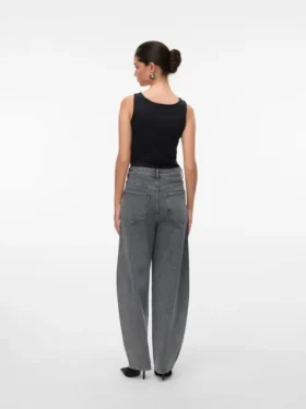 Vmbillie High Rise Barrel Fit-Jeans