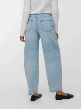 Vmbillie High Rise Barrel Fit-Jeans