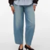 Vmbillie High Rise Barrel Fit-Jeans