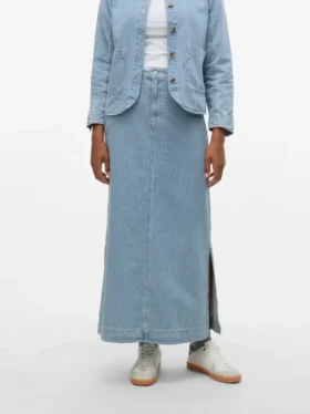 Vmbirkley lange rok met middelhoge taille