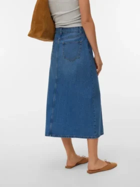 Vmbirkley lange rok met middelhoge taille