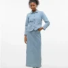 Vmbirkley lange rok met middelhoge taille