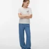 Vmbree-jeans met hoge taille en wijde pijpen
