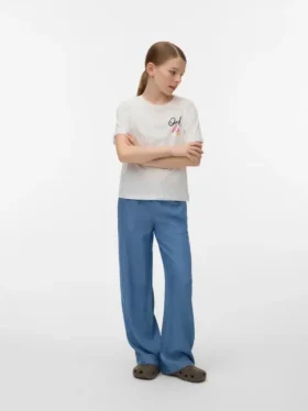 Vmbree-jeans met hoge taille en wijde pijpen