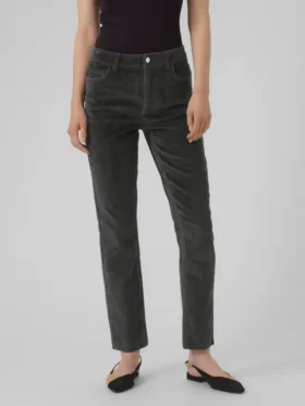 Vmbrenda hoge taille enkellange broek