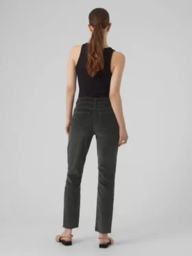 Vmbrenda hoge taille enkellange broek